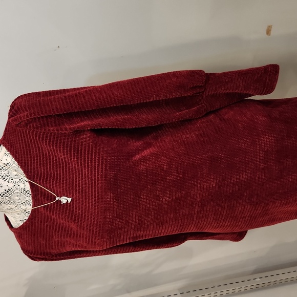 Chenault longsleeve Wine Red Dress - Picture 3 of 8